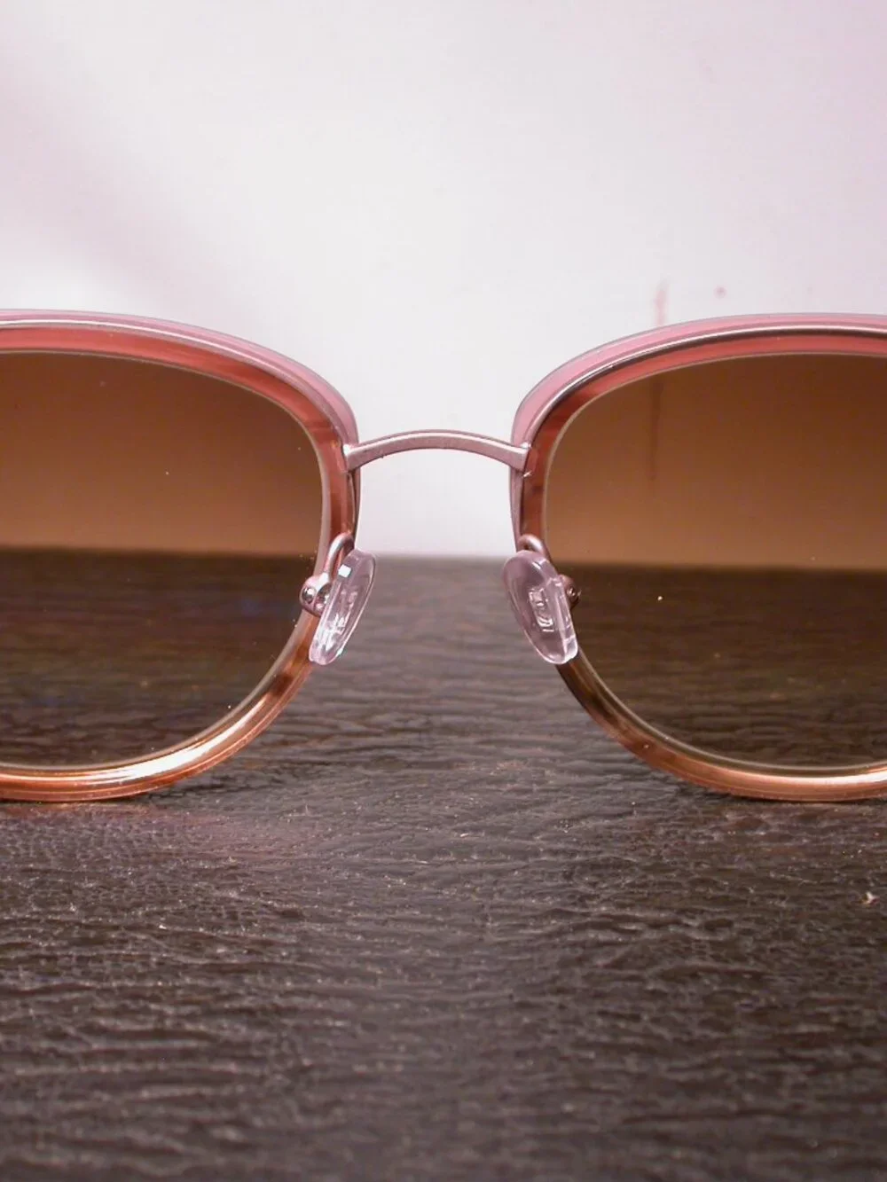 Otis Scarlett Rose Tortoise Stripe Silver Sunglasses